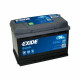 Акумулятор Exide Excell 74Ah 680A EB740 R+