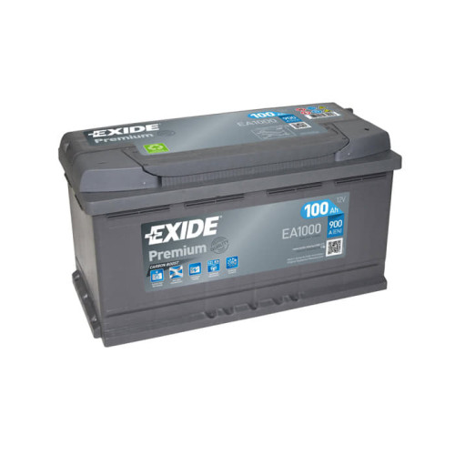 Акумулятор Exide Premium 100Ah 900A EA1000 R+
