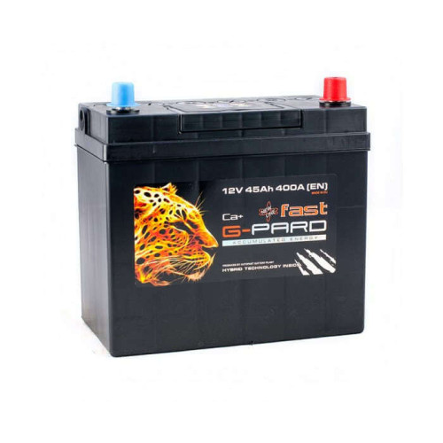 Акумулятор G-Pard Fast 45Ah EN 400A R+ Asia