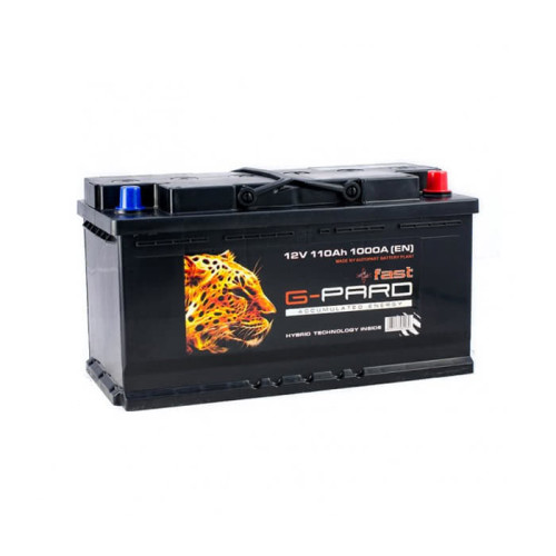 Акумулятор G-Pard Fast 110Ah EN 1000A R+(размер 100)