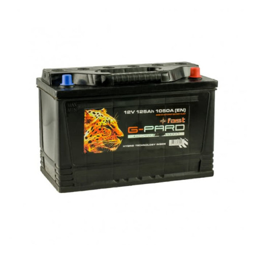 Акумулятор G-Pard Fast 125Ah EN 1050A R+