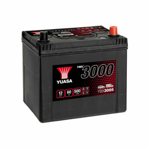 Акумулятор Yuasa YBX 3005 60Ah EN 500A R+ Asia