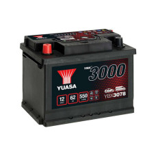 Yuasa YBX 3078 62Ah EN 550A L+