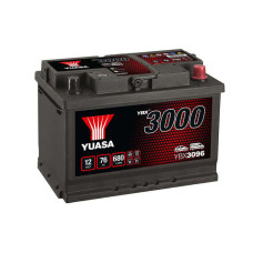 Yuasa YBX 3096 76Ah EN 680A R+