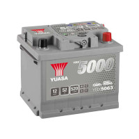 Yuasa YBX 5063 52Ah EN 520A R+ (низьк.)