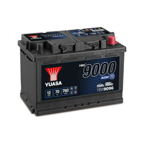 Акумулятор Yuasa YBX 9096 AGM Start Stop 70Ah EN 760A R+