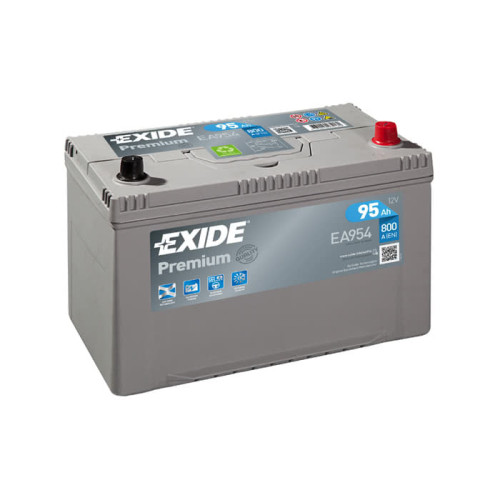 Акумулятор Exide Premium 95Ah 800А EA954 R+ Asia