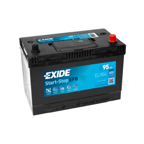 Акумулятор Exide EFB 95Ah 800A EL954 R+ Asia(Start-Stop)