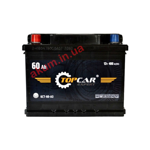 Акумулятор Top Car Expert 60Ah EN 480A L+