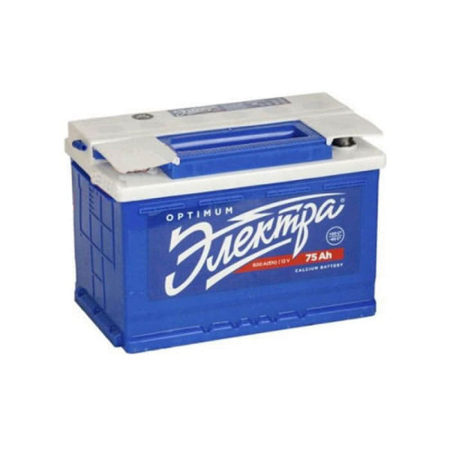 Акумулятор Електра 75Ah EN 600A R+
