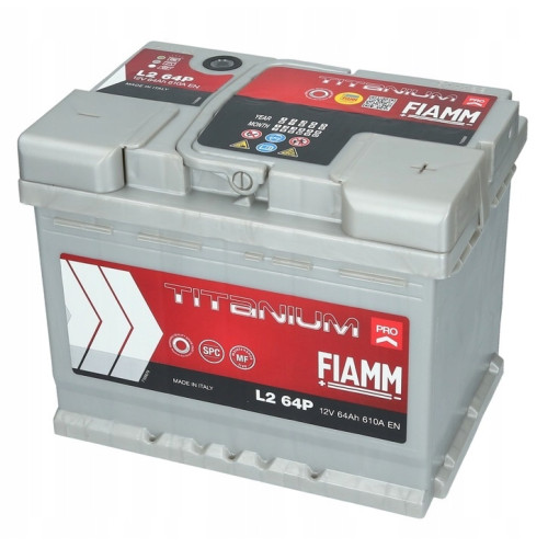 Акумулятор Fiamm Titanium Pro 64Ah EN 610A L264P R+