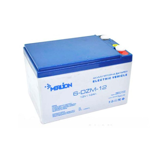 Тягова акумуляторна батарея Merlion Agm 6-DZM-12, 12V 12Ah M4 Q4