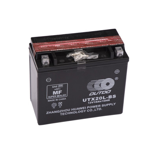 Мото акумулятор Moto Outdo UTX20L-BS 12V 18Ah AGM