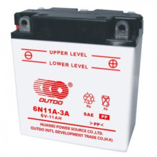 Outdo 6N11A-3A 6V 11Аh 120x60x130