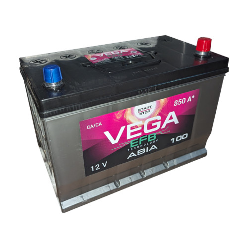 Акумулятор Vega EFB 100Ah 850A R+ Asia