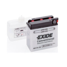 Exide 11Ah-6V EN 95A R+ 6N11A-1B (121x59x131)
