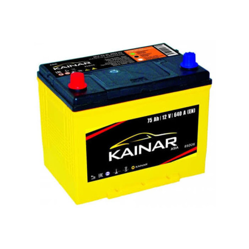 Акумулятор Kainar 75Ah EN 640A L+ Asia