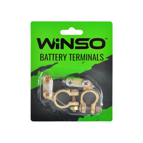 Клеммы акумуляторные Winso 2шт. латунь, вес 95 гр.