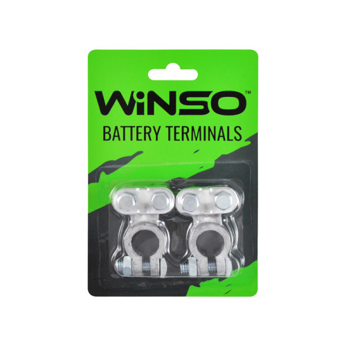 Клеммы акумуляторные Winso 2шт. свинец, вес 200 гр.