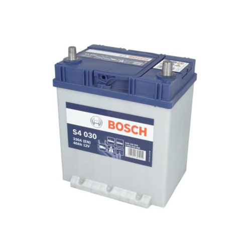 Акумулятор Bosch S4030 40Ah EN330A R+ Asia(тон.клеми ниж.кріп)