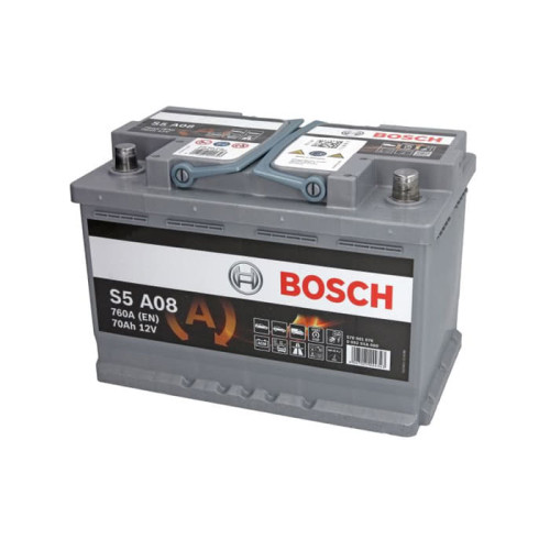 Акумулятор Bosch S5A08 AGM 70Ah EN760A R+