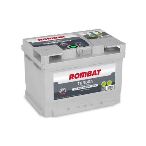 Акумулятор Rombat Tundra+ 60Ah 580A R+(низьк)