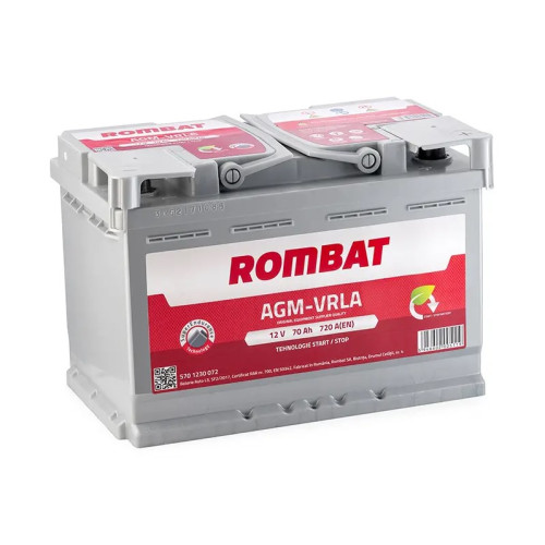 Акумулятор Rombat AGM 70Ah 760A R+ Start-Stop