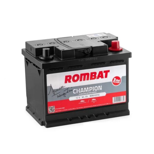 Акумулятор Rombat Champion EFB 64Ah 650A R+ Start-Stop