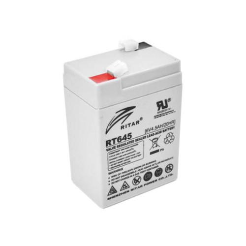 Акумулятор Ritar Agm RT645, Gray 6V 4.5Ah Q20