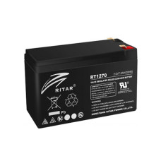 Ritar Agm RT1270B, Black 12V 7.0Ah Q10