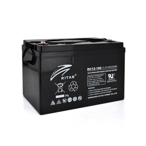 Акумулятор Ritar Agm DC12-100, Gray 12V 100Ah Q1