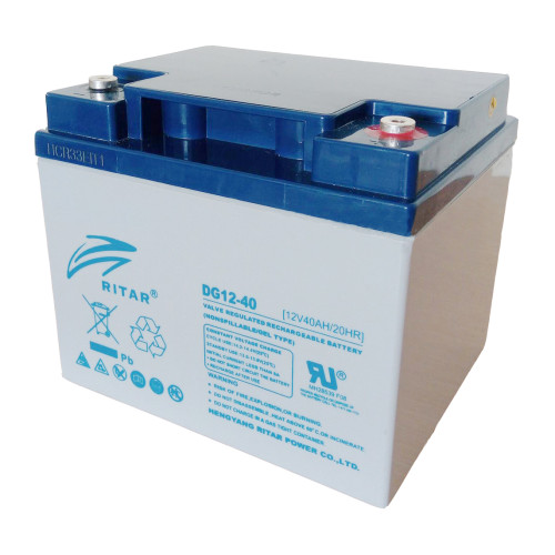Акумулятор Ritar Gel DG12-40, Gray 12V 40.0Ah