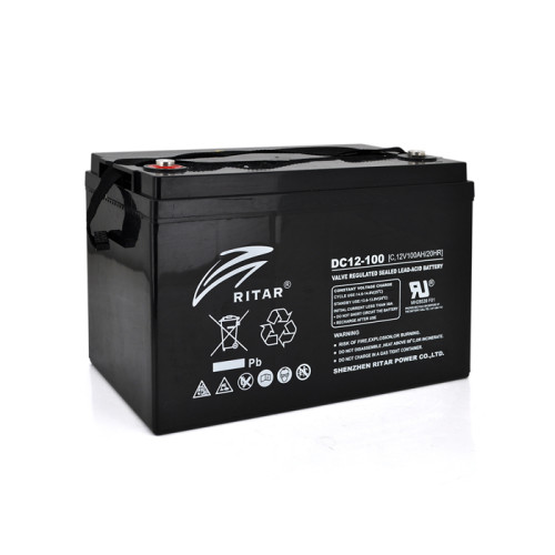 Акумулятор Ritar Carbon DC12-100C, Black 12V 100.0Ah