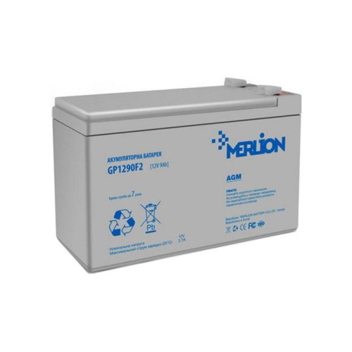 Акумуляторна батарея Merlion AGM GP1290F2 12 V 9 Ah