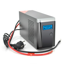 ДБЖ з правильною синусоїдою RITAR RTSW-600ND12 LCD (360Вт), 12В, під зовнішній АКБ