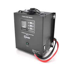ИБП настенный с правильным синусом Europower RTSWm-MPPT-1000LCD, 700W, 12V, ток заряда 20 / 40A, 140-275V, MPPT (20 / 40А, 15-75Vdc) 