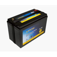 Акумуляторна батарея Vipow LiFePO4 12,8V 100Ah з ВМS платою 80A