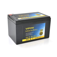 Акумуляторна батарея літієва Vipow 12 V 20A з елементами Li-ion 18650 і ВМS платою, (3S10P) (151х98х95(101))мм