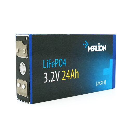 Літій-залізо-фосфатний акумулятор Merlion 3.2V 24AH вага 0,7 кг