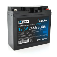 Літій-залізо-фосфатний акумулятор Merlion LiFePO4 12.8V 24AH (181x77x167) для електротранспорту, 3000 циклів