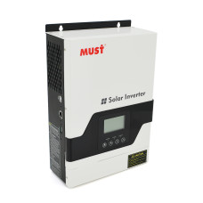 Гібридний інвертор MUST PV18-1012VPM, 1000W, 12V, струм заряду 10/20A, 160-275V, MPPT (60А, 105 Vdc)