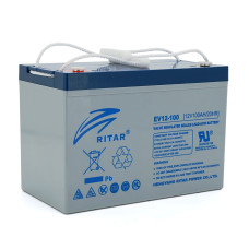 Тяговий акумулятор Ritar EV12-100,12V 100Ah, M8 (328х172х215(220))