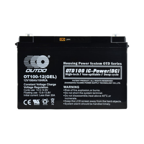 Акумулятор Outdo 12V 100Ah OTD100-12 (Gel) L+