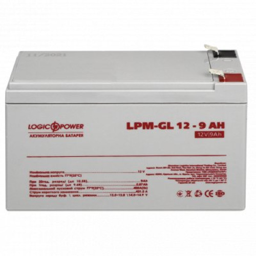 Акумуляторна батарея Logic Power LPM-GL12-9 12V 9 Ah 