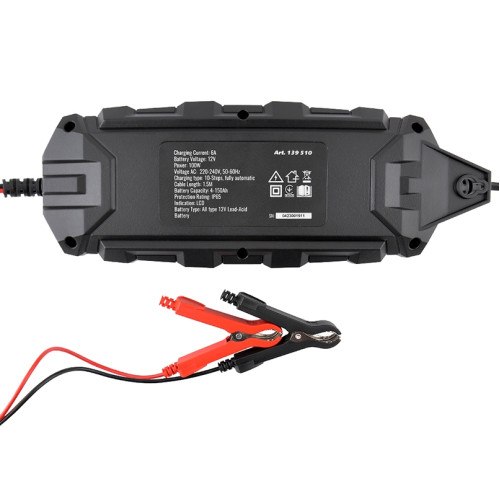 Зарядний пристрій АКБ Winso Pro 12V, 6A LCD 139510