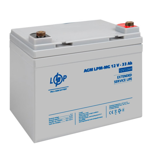 Акумуляторна батарея Tesla Model S Logic Power LPM-MG 12V - 33 Ah R+