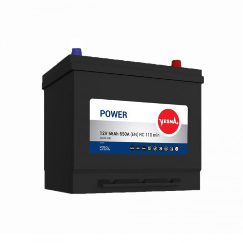 Купити акумулятор Vesna Power 65Ah EN 650A R+ Asia(ниж.кріп.)