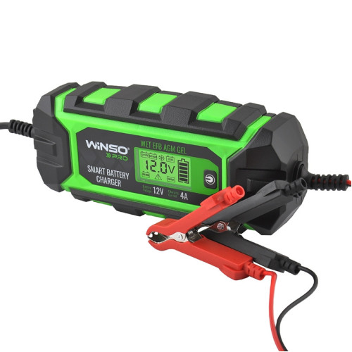 Зарядний пристрій АКБ Winso Pro LCD 12V, 4A 139320
