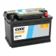 Акумулятор Exide Excell 74Ah 680A EB740 R+