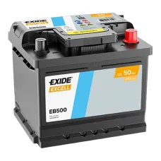 Акумулятор Exide Excell 50Ah 450A EB500 R+